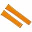 Orange with white stitching - Black
