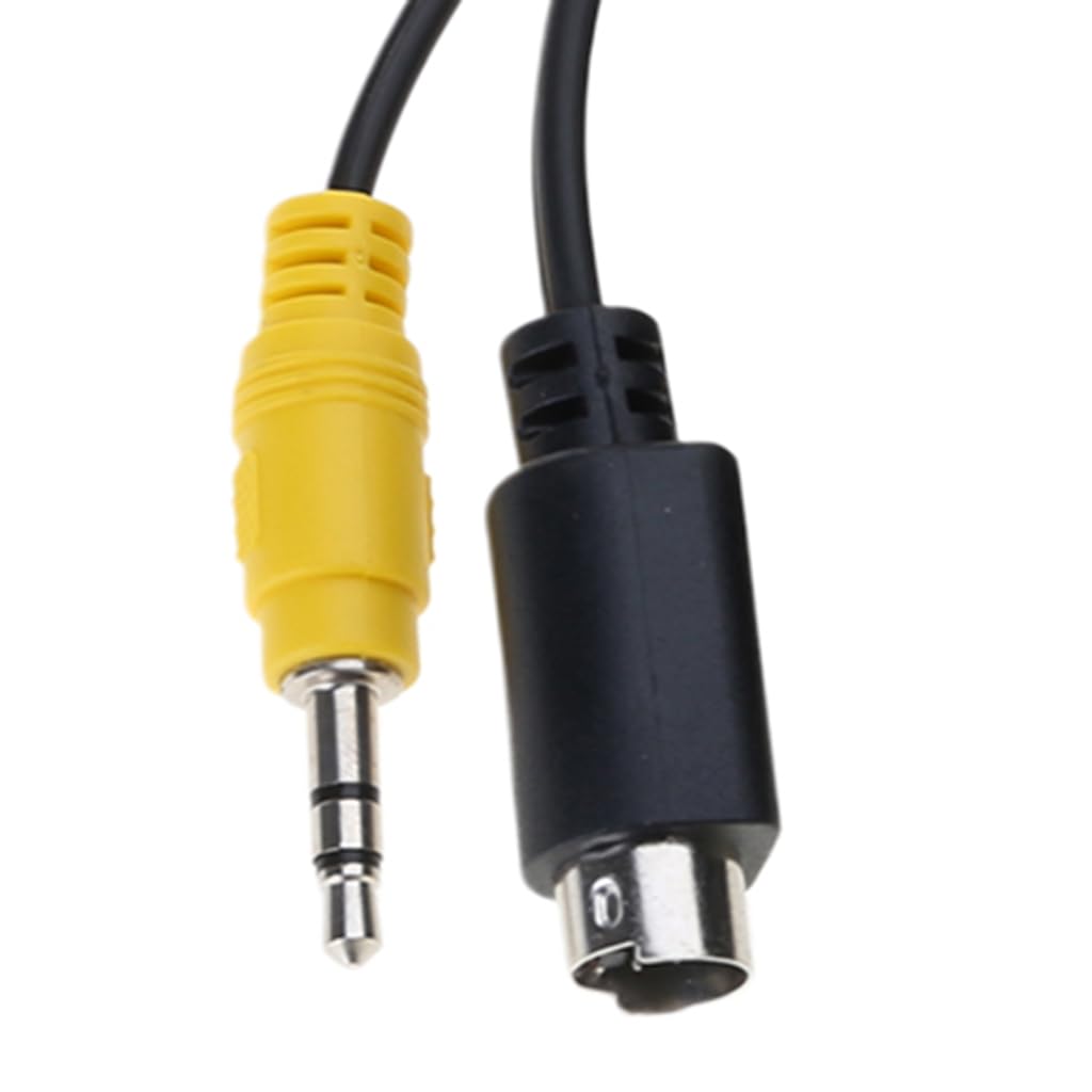 S-Video 4Pin and 3.5mm TRS Stereo to 3RCA Composite Adapter Cable for PC