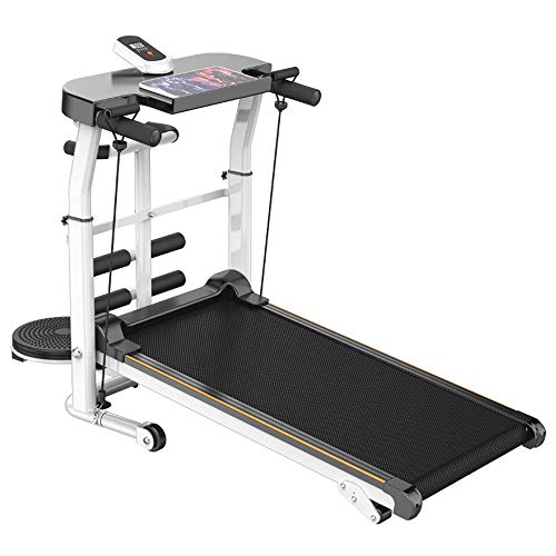 Cinta de Correr para el hogar, máquinas para Caminar multifunción Plegables para Ejercicio, máquina de Ejercicio para Correr Ajustable, Carga máxima de 150kg