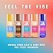 adidas Vibes Happy Feels Fragrance Hair & Body Mist for Women, Mood-Boosting, Notes of Jasmine Tea & Grapefruit Zest, For Any Occasion, 7.9oz