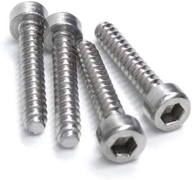 50Pcs M3 M3.4 allen self tapping screws flat tail self-attack bolts hex socket bolt 6-18mm Length - (Dimensions: M3*16 mm)