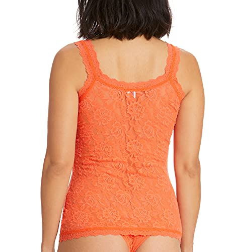 Image of hanky panky Signature Lace Unlined Camisole (1390L),XS,Orange Sparkle