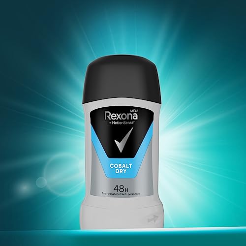 Rexona Men MotionSense Anti-Transpirant Deo Stick Cobalt Dry Deodorant mit 48 Stunden Schutz gegen Körpergeruch und Achselnässe 50 ml – Ansicht 5