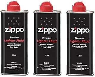 Zippo 125 ml Lighter Refill Fluid Pack Of 3