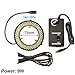 Microscopes Equipment 8000K 72-47mm 9W/10W 144/152 LED Microscope Ring Light Illuminator Lamp for Industry Stereo Microscope Lens Camera(144 LED 72mm 9W)
