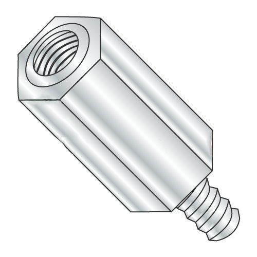 3/8" OD Hex Standoffs (Male-Female) / 10-32 x 1 1/2" / Aluminum/Outer Diameter: 3/8" / Thread Size: 10-32 / Length: 1 1/2" (Carton: 1,000 pcs)