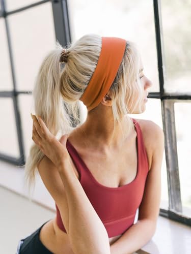 DRESHOW 6cm Wide Headband for Women Men Stretchy Head Band Gym Exercise Yoga Headbands for Women's Hair - Image 3