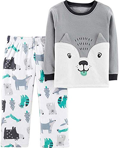 Pyjama deux pièces en polaire grise pour bébé garçon taille 24 mois isolant