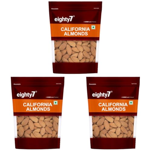 Image of Eighty7 California Almond, 250g (Pack of 3)