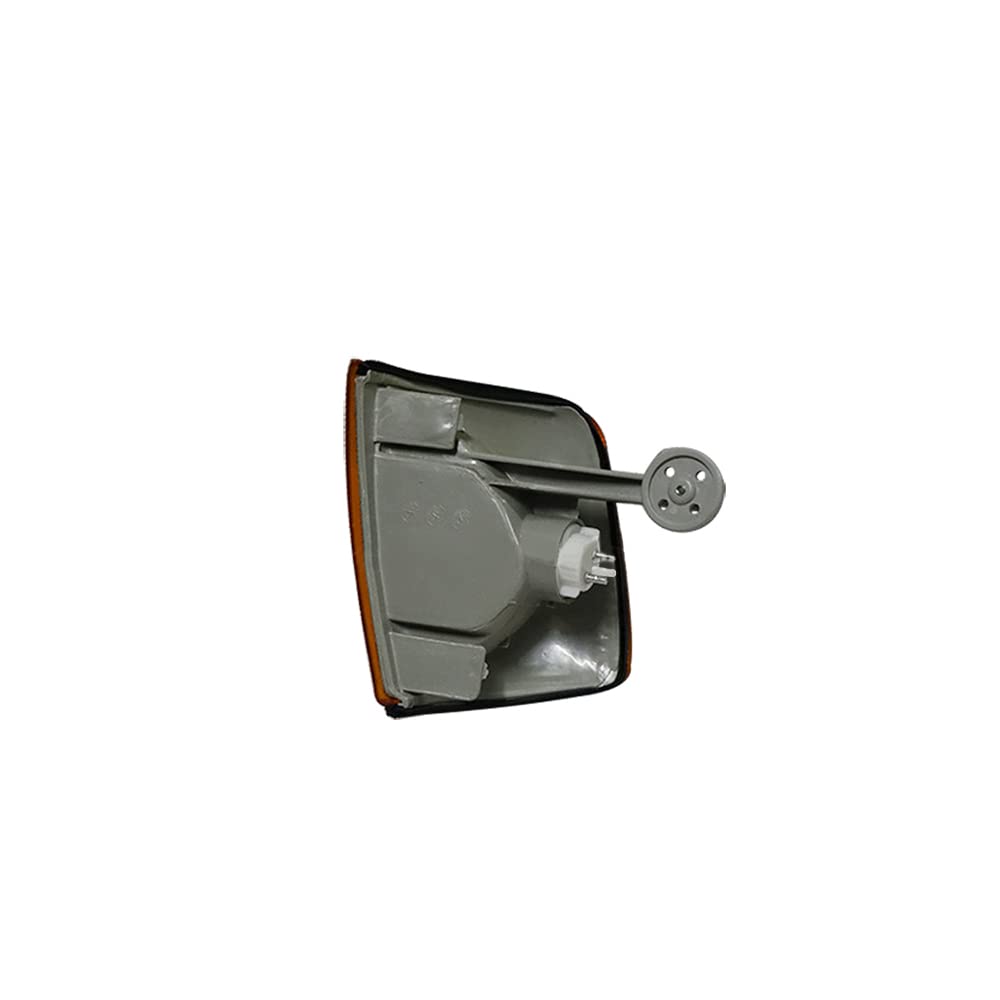 Riloer 1 par de cubiertas de luces de giro de coche para M-ercedes B-enz W201 E200 E220 E230 E280 E320 1982-1993, carcasa de luces de esquina amarillas sin bombillas