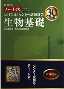 本の30日完成!センター試験対策生物基礎―新課程 (チャート式問題集シリーズ)の表紙