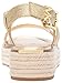 Michael Kors Women's Lynn Espadrille Sandal, Pale Gold, 8.5