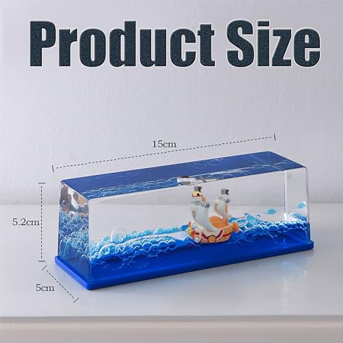 Image of PTAEXCEL Unsinkable Cruise Ship Fluid Drift Bottle, Decorative Model | Exquisite boxed model ornament, stylish home decor. Great gift choice for Christmas, birthday and various holiday celebration
