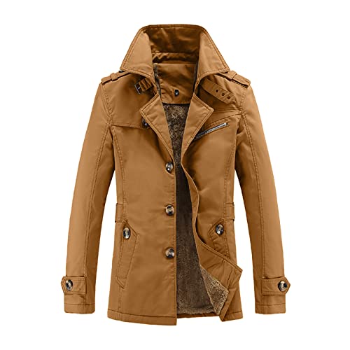 Manteau homme fourrure et velours pour l'hiver et l'automne