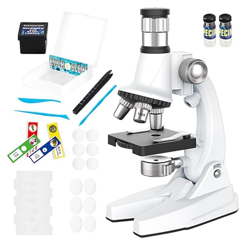 Kit de Experimentos de Ciencias - Ligadora de observación profesional, Microscopio Portable Kit de ciencia | Conjunto de lupa para principiantes para niños, instrumento óptico ideal para investigación