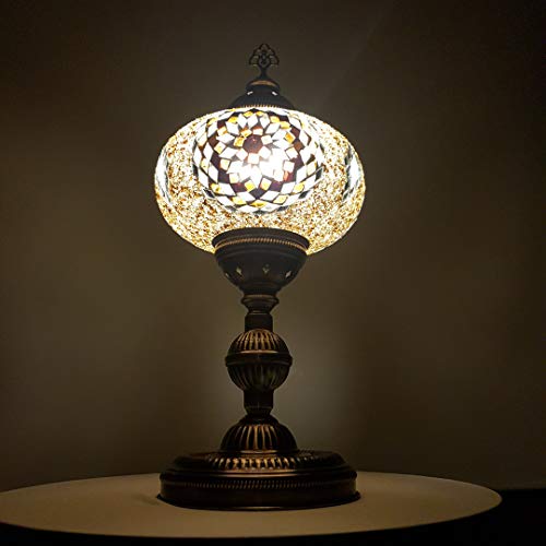 Renas Orientalische Mosaiklampe XL ( 55 cm ) / Türkische Nachttischlampe aus Mosaik / Orientalische Nachttischlampe XL…