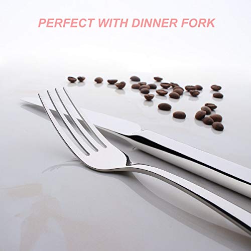 image for OMGard Premium Steak Knife Set 6 Piece Stainless Steel Extra Heavy Wei