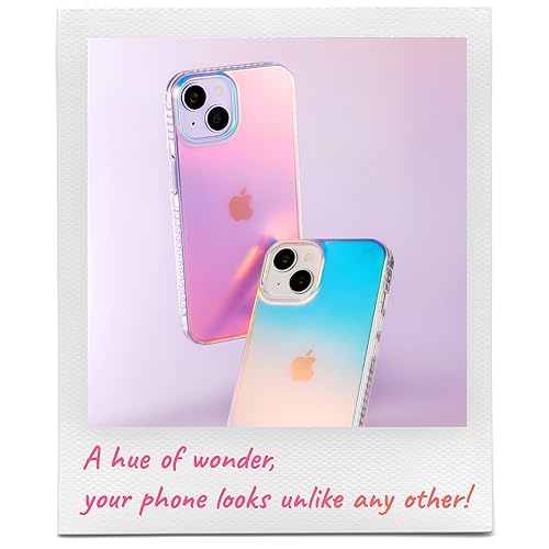 LONLI Hue - for iPhone 15 Plus Case - Iridescent [10FT Drop Protection] - Shockproof Cover with Color Changing Effect | Cute and Unique for Women, Girls and Men (2023) by LONLI - Image 4