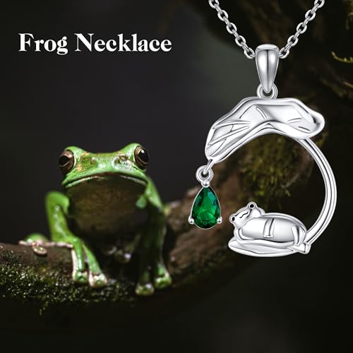 JERWLI Collier en argent sterling 925 avec pendentif en forme de cœur animal mignon - Bijou cadeau pour femmes et filles - Saint Valentin, cadeau de Noël, 18 Zoll, Argent sterling, Pas de pierre – vue 5