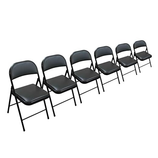 Folding Faux Leather Chair - Strong Steel Event Hall Seating or Temporary Seat for Guests and Desks (1) 32 Folding Faux Leather Chair - Strong Steel Event Hall Seating or Temporary Seat for Guests and Desks (6)