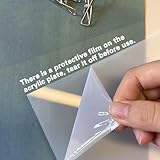 32 PCS Cyanotype Paper Kit with Acrylic Panel and 4 Clips A5 High Sensitive Sun Art Papers Nature Print Paper Cyanotype Set Craft Kits for Teenager Adults Arts Crafts DIY Projects (A5, 5.8X8.3 inch) - Image 6