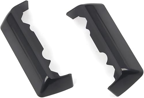 Miniatura 5 de Para Toyota Land Cruiser Prado FJ150 2010-2022 Negro Exterior Roof Rack Rieles Equipaje Centro Protector Cubierta Accesorios Coche 2pcs