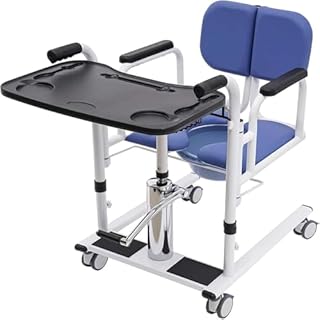Máquina de transferencia de elevación hidráulica para ancianos y pacientes postrados en cama, dispositivo portátil de ayuda para ducha y comidas