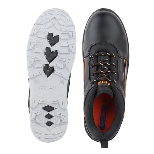 Image of FUEL Armour 3 DD ISI Marked Synthetic Treated Fabric Breathable Safety Shoes for Men with 100J Steel Toe Cap in PVC Double Density Sole