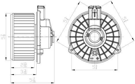 TYC 700302 Blower Assembly