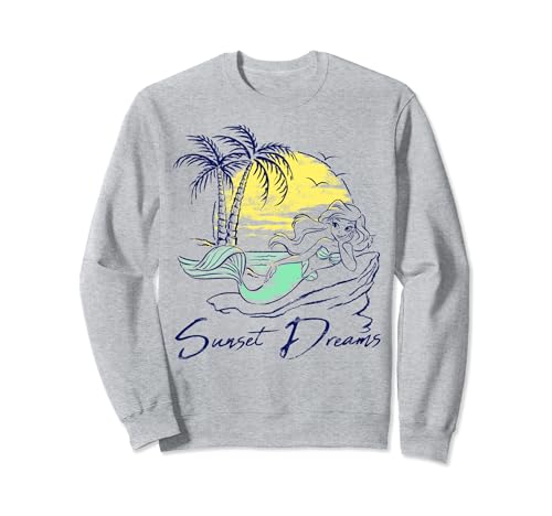 Sweatshirt Disney Princess Ariel Sunset Dreams idéal pour un look décontracté
