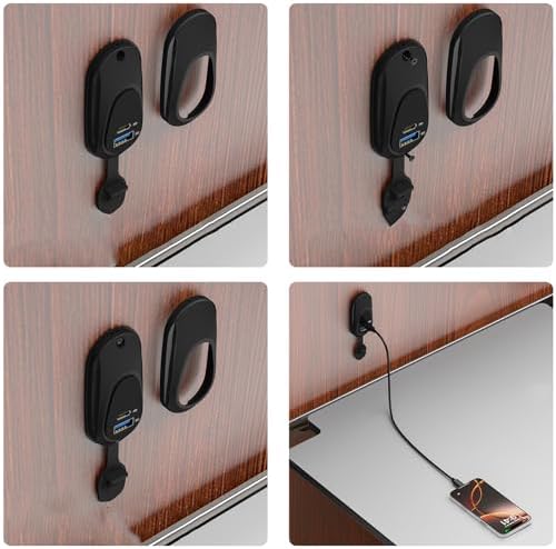 2/3 Port Type-C USB Outlet with Caps 12V-24V USB Type C Charging Socket Car Fast Charging Adapter for SUV Truck Car Accessory — view 8