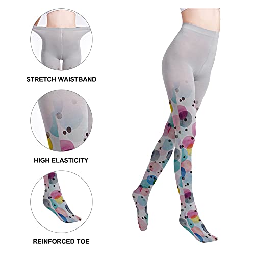 Image of Sahabowi Women Tights, Sheer High Waist Pantyhose, Vintage Control Top Stockings