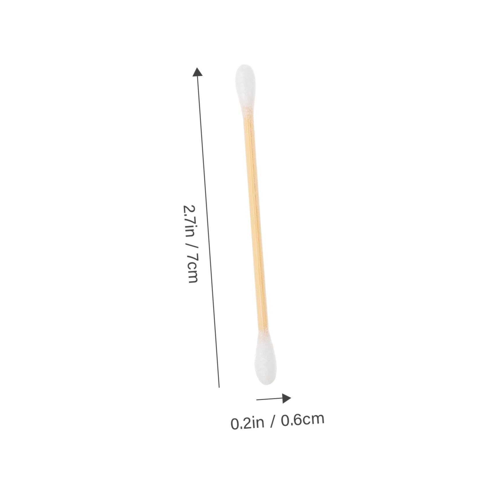 Ipetboom 1200 Pcs Disposable Makeup Cotton Swabs Double Tipped Long Buds for Face Eye Ear Cosmetics