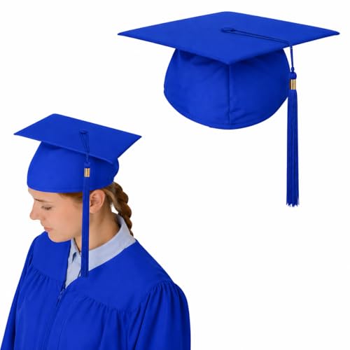Image of Raj Costume Graduation Gown, Cap & Sash Set for Kids & Adults | Matte Polyester Academic Convocation Dress | Graduation Ceremony Robe for School, College & University Degree Day