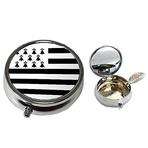 Petit Cendrier de Poche portatif Drapeau Breton