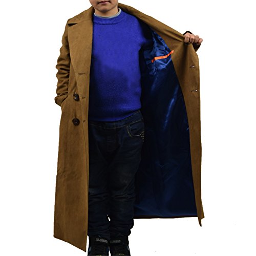 Yanggo Dr Children's Colorful Trench Coat Costume (Medium, Brown Trench Coat) #TOP3