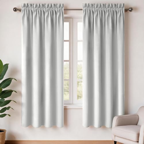 Deconovo Black Out Curtains 72 Inches Long for Living Room and Bedroom
