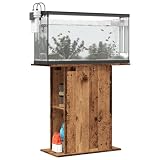 Facile à Nettoyer:Fonction de rangement : Le meuble d'aquarium offre un grand espace de rangement.