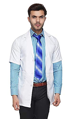 Ajay Apron Lab Coat Wrinkle Resistant Unisex Half Sleeves (B0B8NS1S7K) Amazon Price History, Amazon Price Tracker