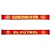 Icon Sports Officially Licensed Spain Soccer Supporter Scarf – Red & Gold Knit Fan Scarf with RFEF Crest