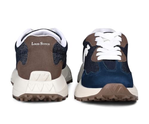 Image of LOUIS STITCH Men's Lightweight Sneakers | Lace-Up Sneaker for Men | Perfect for Casual & Travel Wear | LSP-SNK-NBL