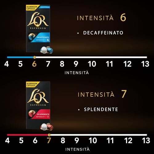 L'Or - Capsule Caffè Espresso Confezione Mista - Variety Pack Preferiti - Capsule in Alluminio Compatibili Nespresso®* original - 8 Confezioni da 10 Capsule (Totale 80 capsule) - Immagine 2