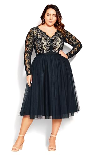 City Chic Women's Dress-Rare Beauty2