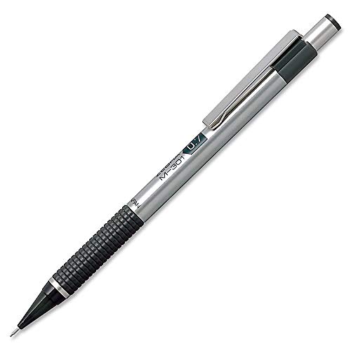 Zebra Pen M-301 Mechanical Pencil, Stainless Steel Barrel, Medium Point, 0.7Mm, Black Grip, 1-Pack #TOP1