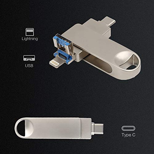 XAOBNIU USB-Flash-Laufwerk, 2Pack USB2.0 Memory Stick Swivel USB-Sticks USB Stick Jump Drive Pen Drive Data Storage mit… – Bild 5