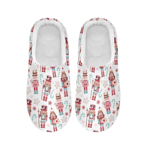 Women's and Men's Fuzzy House Slippers - Cozy Memory Foam Indoor/Outdoor Warm Nonslip Family Slippers