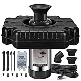 Burnvale Pond Fountain Aerator, 1HP 110V 750W Floating...