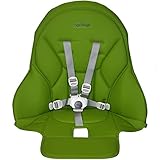 Peg Perego Siesta/Prima Pappa Zero 3 high Chair Replacement Upholstery with seat Belt, Mela (Green)