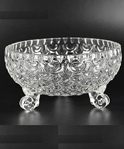 Image of WRINGO Glass Bowl for Kitchen Prep, Dessert, Dips, and Candy Dishes, Cake, Snack Bowl Set of 6 Or Nut Bowls, and Microwave Safe Clear Glass Bowls for Mixing, Storing Size 3.5 Inch (WR-08), 200 ml
