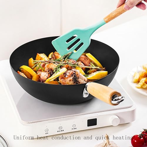 Sartén Wok de Hierro Fundido con Asa Anticalor, 22 cm miniatura 5